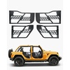 image:imageVEVOR Jeep JK Tube Doors 4 Door Fit for 20072018 Jeep Wrangler JK Hunting Style Jeep Tubular Door with Rubber Pads amp Toughened Steel Tube amp HeavyDuty Hinges amp OE LatchJK 4door