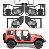 image:imageVEVOR Jeep Tube Doors 2Door Hunting Style Jeep Tubular Door with HeavyDuty Hinges amp OE Latch Jeep Doors with Rubber Pads amp Toughened Steel Tube Fit for 20072018 Jeep Wrangler JKJLJT