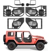 image:imageVEVOR Jeep Tube Doors 2Door Hunting Style Jeep Tubular Door with HeavyDuty Hinges amp OE Latch Jeep Doors with Rubber Pads amp Toughened Steel Tube Fit for 20072018 Jeep Wrangler JKJK