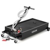 image:imageVEVOR Low Profile Oil Drain Pan 25 Gal Oil Drain Pan with 110V HighFlow Electric Pump Large Capacity Oil Change Pan with 72ft Hose amp Folding Handle Rolling Oil Drain Cart for Trucks Buses RVs20 Gallon