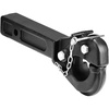 image:imageVEVOR Pintle Hook 20000 lbs Pintle Hook Hitch for 225inch Hitch Hook Military Receiver Combination 2516inch Hitch Ball Fits 25 to 3inch Lunette Ring 156inch Length Black Powder CoatNo Ball  20000 lbs
