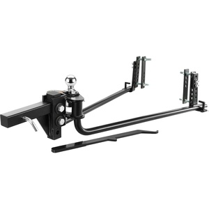 image:imageVEOVR Weight Distribution Hitch 1000 lbs Weight Distributing Hitches Kit with Sway Control for Trailer 2in Solid Steel Shank 2516 in Alloy Steel Ball Powder Coated Load Leveling Hitch Black1000lbs