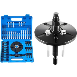 image:imageVEVOR Harmonic Balancer Puller Removal amp Install Tool Kit AllSteel Harmonic Balancer Installer Set Tool Kit for Removing and Installing of Balancers Flywheels Crankshaft Pulleys Steering Wheelsharmonic balancer puller installer set