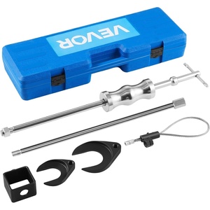 image:imageVEVOR Inner CV Axle Puller Tool Set with 58 in18 Slide Hammer amp 2Inch 25Inch CV Joint Fork Adapter Inner CV Joint Removal Tool Kit Heavy Duty Front Wheel Drive Axle Puller Slide Hammer Set