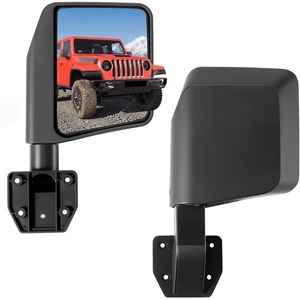 image:imageVEVOR Jeep JK Tube Doors 4 Door Fit for 20072018 Jeep Wrangler JK Hunting Style Jeep Tubular Door with Rubber Pads amp Toughened Steel Tube amp HeavyDuty Hinges amp OE LatchJKJLJT Side View Mirrors