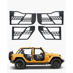 image:imageVEVOR Jeep JK Tube Doors 4 Door Fit for 20072018 Jeep Wrangler JK Hunting Style Jeep Tubular Door with Rubber Pads amp Toughened Steel Tube amp HeavyDuty Hinges amp OE LatchJK 4door