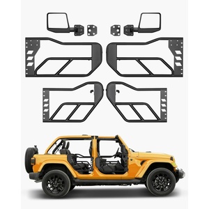 image:imageVEVOR Jeep Tube Doors 2Door Hunting Style Jeep Tubular Door with HeavyDuty Hinges amp OE Latch Jeep Doors with Rear View Mirrors Fit for 20182026 Jeep Wrangler JL amp 20202026 Jeep Gladiator JTAdventure Style