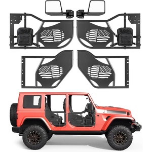 image:imageVEVOR Jeep Tube Doors 2Door Hunting Style Jeep Tubular Door with HeavyDuty Hinges amp OE Latch Jeep Doors with Rubber Pads amp Toughened Steel Tube Fit for 20072018 Jeep Wrangler JKJLJT