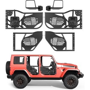 image:imageVEVOR Jeep Tube Doors 2Door Hunting Style Jeep Tubular Door with HeavyDuty Hinges amp OE Latch Jeep Doors with Rubber Pads amp Toughened Steel Tube Fit for 20072018 Jeep Wrangler JKJK