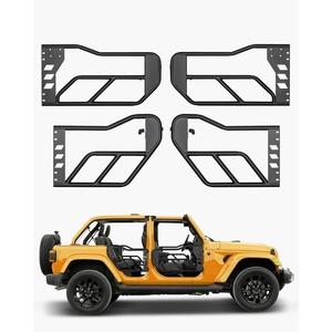 image:imageVEVOR Jeep Tube Doors 4Door Hunting Style Jeep Tubular Door with HeavyDuty Hinges amp OE Latch Jeep Doors with Rubber Pads Fit for 20182026 Jeep Wrangler JL amp 20202026 Jeep Gladiator JTJK