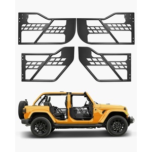 image:imageVEVOR Jeep Tube Doors 4Door Hunting Style Jeep Tubular Door with HeavyDuty Hinges amp OE Latch Jeep Doors with Rubber Pads Fit for 20182026 Jeep Wrangler JL amp 20202026 Jeep Gladiator JTJLJT