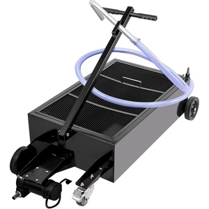 image:imageVEVOR Low Profile Oil Drain Pan 25 Gal Oil Drain Pan with 110V HighFlow Electric Pump Large Capacity Oil Change Pan with 72ft Hose amp Folding Handle Rolling Oil Drain Cart for Trucks Buses RVs25 Gallon