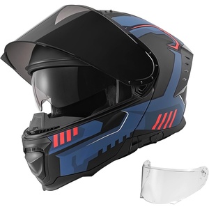 image:imageVEVOR Motorcycle Helmet DOT Approved Adult Motocross Dirt Bike Helmet with Large Clear Visor Comfortable Motorbike Racing Street with Detachable Liner for Men amp WomenMulticolor