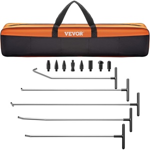 image:imageVEVOR Rods Dent Removal Kit 13 Pcs Paintless Dent Repair Rods Stainless Steel Dent Rods Whale Tail Dent Repair Tools Professional Hail Dent Removal Tool For Minor Dents Door Dings And Hail Damage13 Pcs with 5 Rods