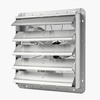 image:imageVEVOR 12 Shutter Exhaust Fan Highspeed 1000 CFM Aluminum Wall Mount Attic Fan with ACmotor Ventilation and Cooling for Greenhouses Garages Sheds Shops FCC20 Inch