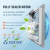 image:imageVEVOR 12 Shutter Exhaust Fan Highspeed 1000 CFM Aluminum Wall Mount Attic Fan with ACmotor Ventilation and Cooling for Greenhouses Garages Sheds Shops FCC24 Inch