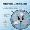 image:imageVEVOR 12 Shutter Exhaust Fan Highspeed 1000 CFM Aluminum Wall Mount Attic Fan with ACmotor Ventilation and Cooling for Greenhouses Garages Sheds Shops FCC24 Inch