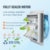 image:imageVEVOR 12 Shutter Exhaust Fan Highspeed 1000 CFM Aluminum Wall Mount Attic Fan with ACmotor Ventilation and Cooling for Greenhouses Garages Sheds Shops FCC10 Inch
