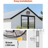 image:imageVEVOR 12 Shutter Exhaust Fan Highspeed 1000 CFM Aluminum Wall Mount Attic Fan with ACmotor Ventilation and Cooling for Greenhouses Garages Sheds Shops FCC30 Inch