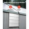 image:imageVEVOR 12 Shutter Exhaust Fan Highspeed 1000 CFM Aluminum Wall Mount Attic Fan with ACmotor Ventilation and Cooling for Greenhouses Garages Sheds Shops FCC18 Inch