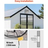image:imageVEVOR 12 Shutter Exhaust Fan Highspeed 1000 CFM Aluminum Wall Mount Attic Fan with ACmotor Ventilation and Cooling for Greenhouses Garages Sheds Shops FCC20 Inch