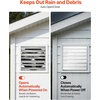 image:imageVEVOR 12 Shutter Exhaust Fan Highspeed 1000 CFM Aluminum Wall Mount Attic Fan with ACmotor Ventilation and Cooling for Greenhouses Garages Sheds Shops FCC30 Inch