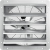 image:imageVEVOR 12 Shutter Exhaust Fan Highspeed 1000 CFM Aluminum Wall Mount Attic Fan with ACmotor Ventilation and Cooling for Greenhouses Garages Sheds Shops FCC24 Inch