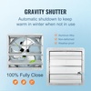 image:imageVEVOR 12 Shutter Exhaust Fan Highspeed 1000 CFM Aluminum Wall Mount Attic Fan with ACmotor Ventilation and Cooling for Greenhouses Garages Sheds Shops FCC16 Inch