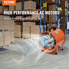 image:imageVEVOR Air Mover Blower Fan 12 Inch 3198CFM 585W with 33ft Flexible Duct Industrial Portable Ventilator BlowerExhaust10in16ft