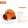 image:imageVEVOR Air Mover Blower Fan 12 Inch 3198CFM 585W with 33ft Flexible Duct Industrial Portable Ventilator BlowerExhaust12in16ft