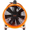 image:imageVEVOR Air Mover Blower Fan 12 Inch 3198CFM 585W with 33ft Flexible Duct Industrial Portable Ventilator BlowerExhaust8in33ft