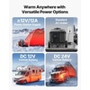 image:imageVEVOR Diesel Heater 8KW DC 12V24V All in One Portable Diesel Air Heater with Bluetooth APP Control Remote Control and LCD Screen Trolley Design 13 Gal Fuel Tank for Trucks Vans RVs Campers