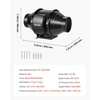 image:imageVEVOR Inline Duct Fan 8Inch 750 CFM with Variable Speed Controller Quiet ACMotor Ventilation Exhaust Fan for Cooling Booster Grow Tents Hydroponics4 Inline Fan