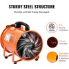 image:imageVEVOR Portable Ventilator with Hose 2 Speed 12 Inch Utility Blower Exhaust Fan with 33ft Flexible Duct 367W 2894CFM High Velocity Industrial Air Mover for Extraction and Ventilation2Speed  Combo 10 Inch Fan and 33ft Hose