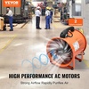 image:imageVEVOR Portable Ventilator with Hose 2 Speed 12 Inch Utility Blower Exhaust Fan with 33ft Flexible Duct 367W 2894CFM High Velocity Industrial Air Mover for Extraction and Ventilation2Speed  Combo 12 Inch Fan and 33ft Hose