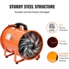 image:imageVEVOR Portable Ventilator with Hose 2 Speed 12 Inch Utility Blower Exhaust Fan with 33ft Flexible Duct 367W 2894CFM High Velocity Industrial Air Mover for Extraction and Ventilation2Speed  Combo 12 Inch Fan and 33ft Hose