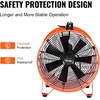 image:imageVEVOR Portable Ventilator with Hose 2 Speed 12 Inch Utility Blower Exhaust Fan with 33ft Flexible Duct 367W 2894CFM High Velocity Industrial Air Mover for Extraction and Ventilation16 Inch 2Speed Utility Blower w 33ft Hose