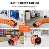 image:imageVEVOR Portable Ventilator with Hose 2 Speed 12 Inch Utility Blower Exhaust Fan with 33ft Flexible Duct 367W 2894CFM High Velocity Industrial Air Mover for Extraction and Ventilation2Speed  Combo 10 Inch Fan and 33ft Hose