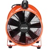 image:imageVEVOR Portable Ventilator with Hose 2 Speed 12 Inch Utility Blower Exhaust Fan with 33ft Flexible Duct 367W 2894CFM High Velocity Industrial Air Mover for Extraction and Ventilation2Speed  Combo 10 Inch Fan and 33ft Hose