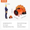 image:imageVEVOR Portable Ventilator with Hose 2 Speed 12 Inch Utility Blower Exhaust Fan with 33ft Flexible Duct 367W 2894CFM High Velocity Industrial Air Mover for Extraction and Ventilation2Speed  Combo 10 Inch Fan and 33ft Hose