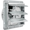 image:imageVEVOR 12 Shutter Exhaust Fan Highspeed 1000 CFM Aluminum Wall Mount Attic Fan with ACmotor Ventilation and Cooling for Greenhouses Garages Sheds Shops FCC10 Inch