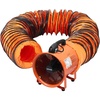image:imageVEVOR Portable Ventilator with Hose 2 Speed 12 Inch Utility Blower Exhaust Fan with 33ft Flexible Duct 367W 2894CFM High Velocity Industrial Air Mover for Extraction and Ventilation2Speed  Combo 10 Inch Fan and 33ft Hose