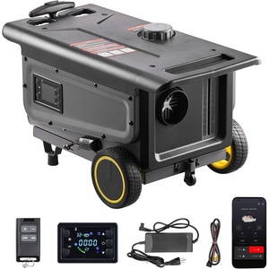 image:imageVEVOR Diesel Heater 8KW DC 12V24V All in One Portable Diesel Air Heater with Bluetooth APP Control Remote Control and LCD Screen Trolley Design 13 Gal Fuel Tank for Trucks Vans RVs Campers