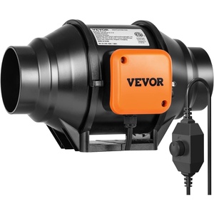 image:imageVEVOR Inline Duct Fan 8Inch 750 CFM with Variable Speed Controller Quiet ACMotor Ventilation Exhaust Fan for Cooling Booster Grow Tents Hydroponics4 Fan  Variable Speed Controller