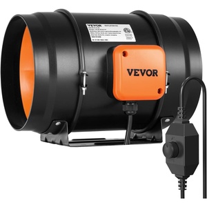 image:imageVEVOR Inline Duct Fan 8Inch 750 CFM with Variable Speed Controller Quiet ACMotor Ventilation Exhaust Fan for Cooling Booster Grow Tents Hydroponics8 Fan  Variable Speed Controller