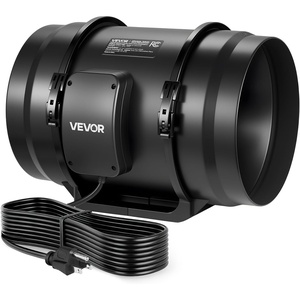 image:imageVEVOR Inline Duct Fan 8Inch 750 CFM with Variable Speed Controller Quiet ACMotor Ventilation Exhaust Fan for Cooling Booster Grow Tents Hydroponics8 Inline Fan