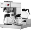 image:imageVEVOR 12 Cups Commercial Drip Coffee Maker Coffee Maker Machine with 3 Glass Carafes and 3 Warmer Plates Stainless Steel Pour Over Coffee Brewer with Auto Water Intake for Restaurant Office Cafe3 Warmer Plates  Auto Water Intake No