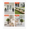 image:imageVEVOR 2 Pcs 20 Artificial Plant Topiary Ball Faux Boxwood Balls with 2 LED Light String AllYear Green Faux Plant Decorative Balls for Backyard BalconyGarden Wedding and Home Dcor16 Inchground Spike