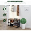 image:imageVEVOR 2 Pcs 20 Artificial Plant Topiary Ball Faux Boxwood Balls with 2 LED Light String AllYear Green Faux Plant Decorative Balls for Backyard BalconyGarden Wedding and Home Dcor20 Inchball