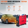 image:imageVEVOR 8KW Diesel Heater All in One DC1224V Fast Heating Diesel Air Heater with Remote Control and Color Digital Display Low Noise Voice Announcement for RV Truck Camper Van Boat and TrailerBlackRed
